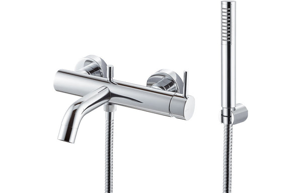 Vema Maira Wall Mounted Bath/Shower Mixer - Chrome