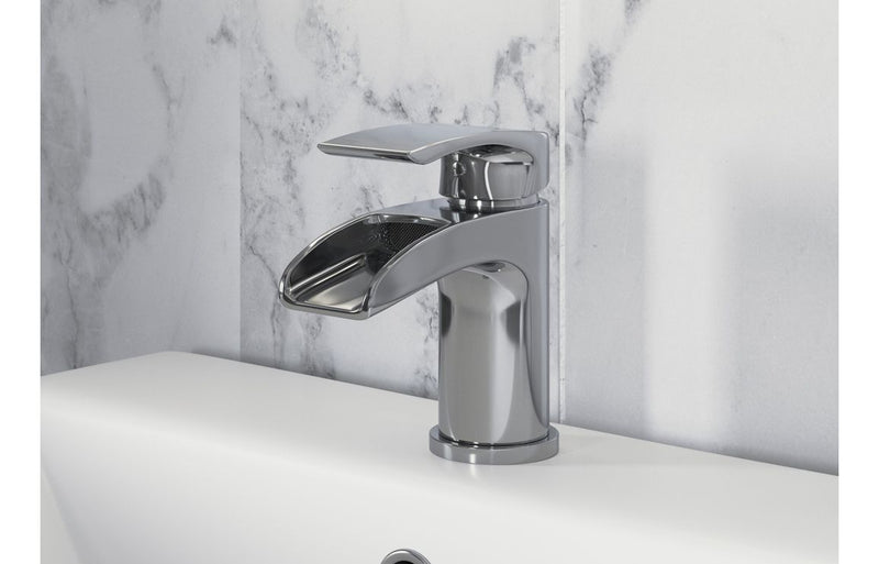 Petra Bath Filler - Chrome