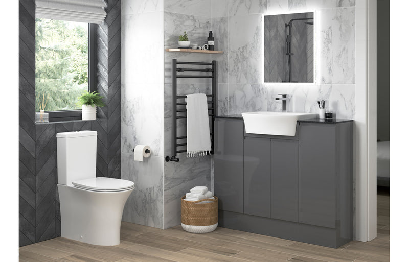 Kensington Rimless Back To Wall WC and Soft Close Seat