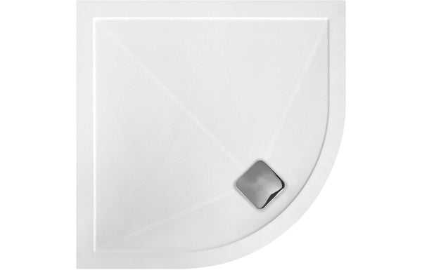 Padma 25mm Anti-Slip 900mm x 900mm Quadrant Shower Tray and Waste