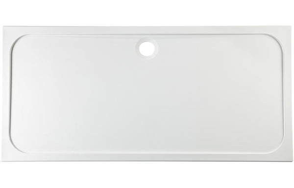 Qin 45mm Low Profile 1700mm x 800mm Rectangular Shower Tray and Waste