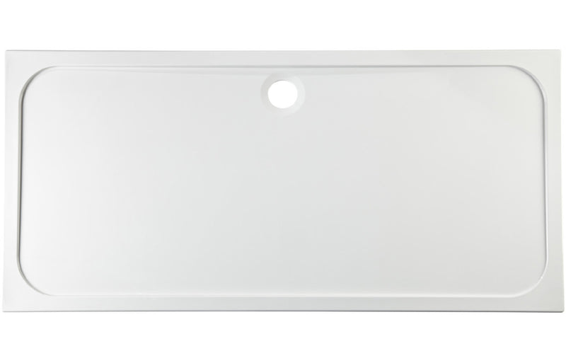 Qin 45mm Low Profile 1700mm x 800mm Rectangular Shower Tray and Waste