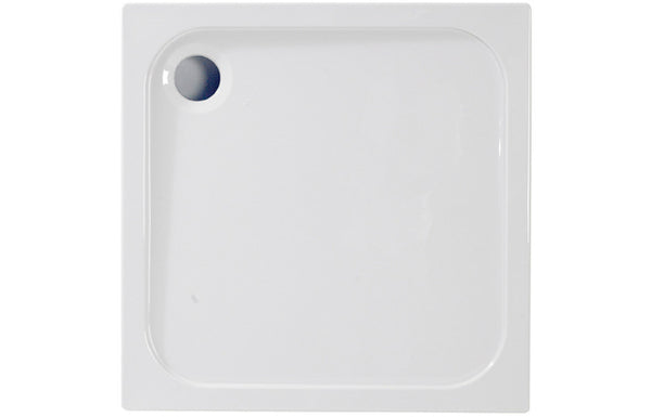 Tana 45mm Low Profile 760mm x 760mm Square Shower Tray and Waste