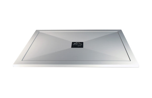 Gerrit 25mm Ultra-Slim 900mm x 1000mm Rectangular Shower Tray and Waste